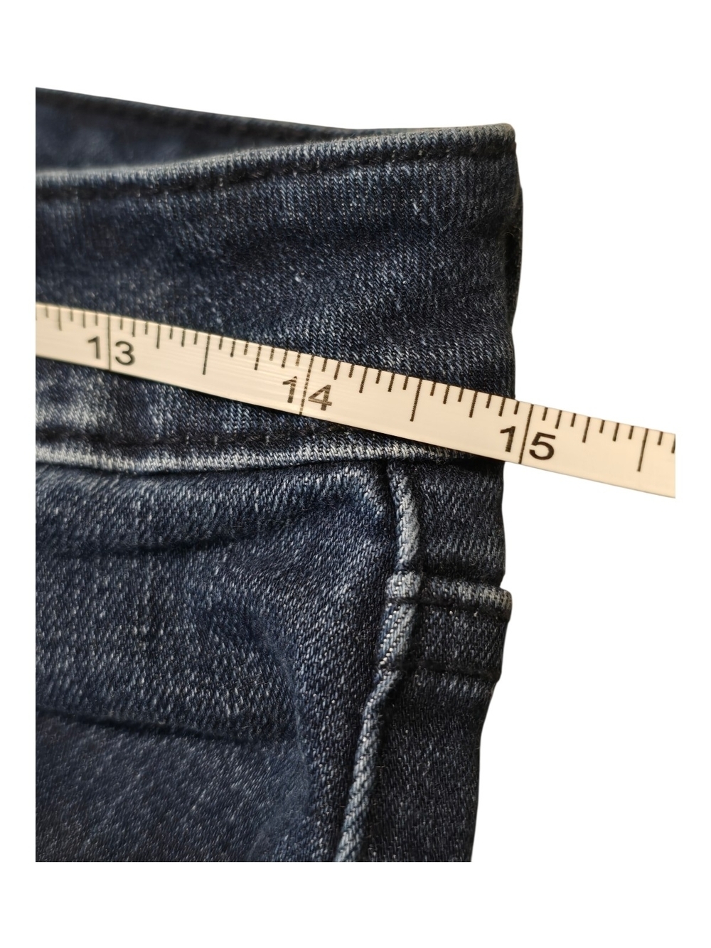 JustUSA Dark Wash Bootcut Jeans Size 29/8 Stretch Denim Mid Rise Flare Sritchfix - Picture 7 of 8